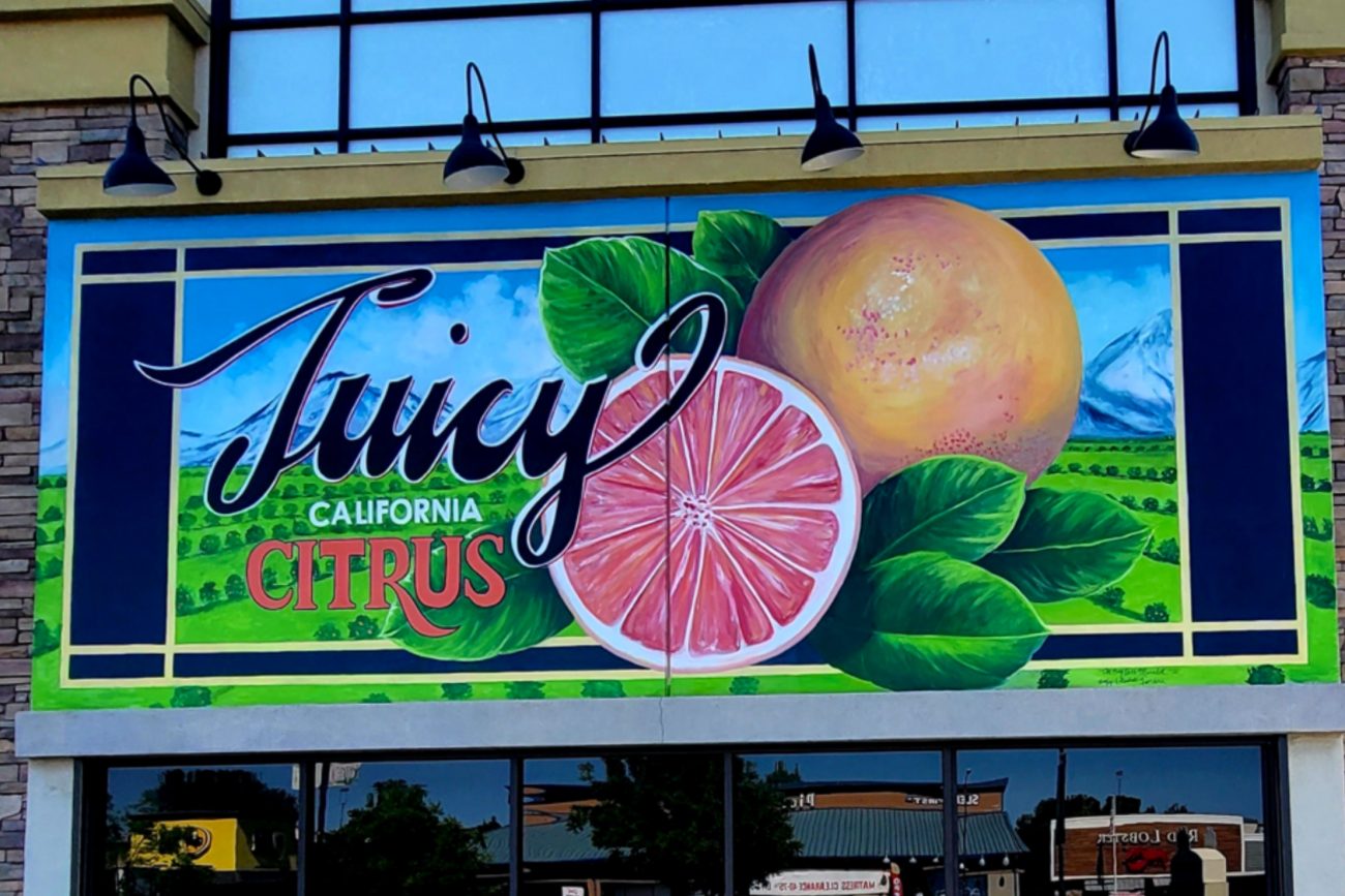 1 of 4 murals for Sprouts